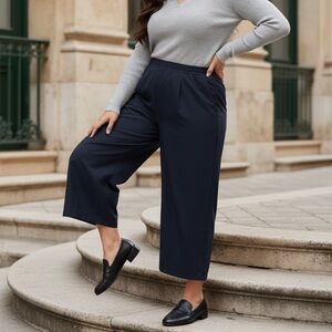 Ideology Navy Ankle Pants